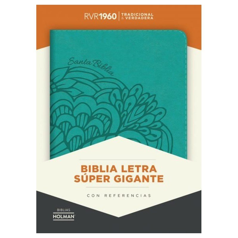 RV60 Biblia Letra Super Gi Aqua, Simil Piel 1 RV60 Biblia Letra Super Gi Aqua, Simil Piel