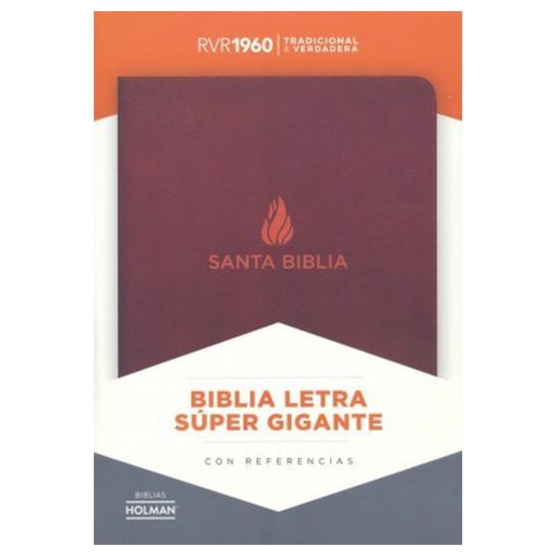 RV60 Biblia Letra Súper Gi Marron piel 1 RV60 Biblia Letra Súper Gi Marron piel