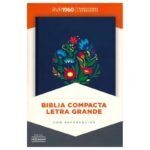 Biblia RVR 1960 Letra Grande Tamaño Manual Letra Grande Tamaño Manual Bordado sobre tela con Índice