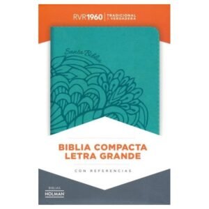 RV60 Biblia Compacta LG aqua, símil piel
