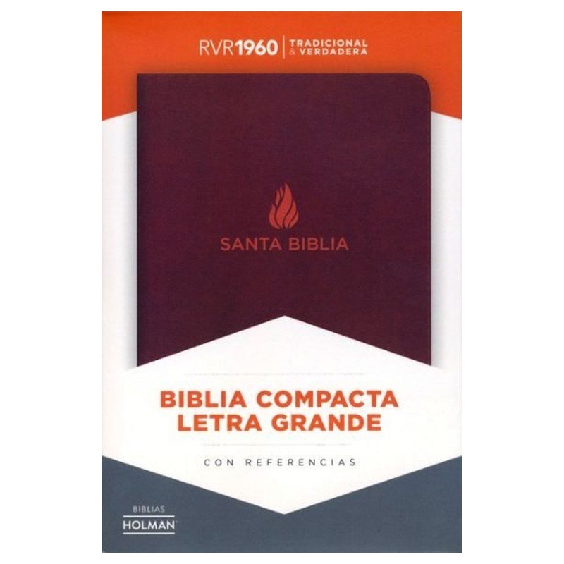Biblia Holman RVR 1960 Letra Grande Compacta Marrón 1 Biblia Holman RVR 1960 Letra Grande Compacta Marrón