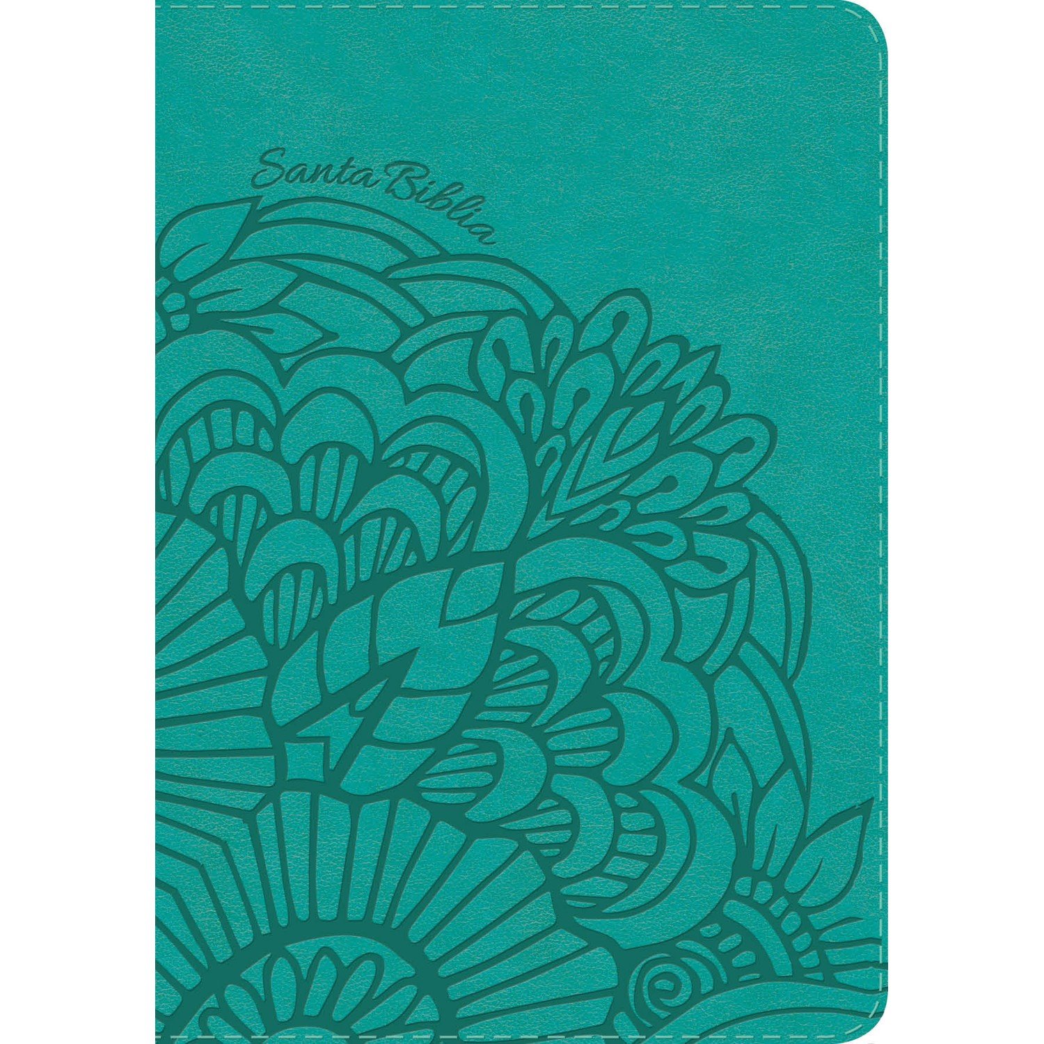 NVI Biblia Letra Super Gigante aqua, simil piel con indice 1 NVI Biblia Letra Super Gigante aqua, simil piel con indice