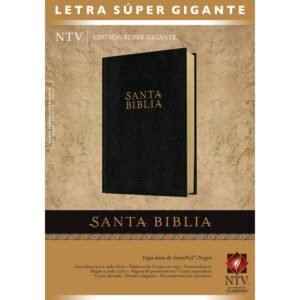 Santa Biblia Letra Super gigante NTV Negro