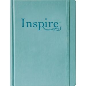 Biblia NLT Inspire en letra grande, azul tranquilo ...