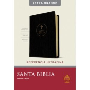 Biblia RVR60/Edicion De Referencia/Ultrafina/Negro/Letra Grande