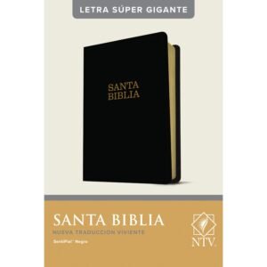 Biblia NTV Letra Super Gigante Imitación Piel Negro