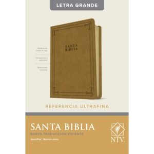 Biblia/NTV/Letra Grande/Con Referencias/Ultrafina/Marron Claro/Indice