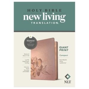 Biblia NLT en Ingles Compacta Café Rosa Filament