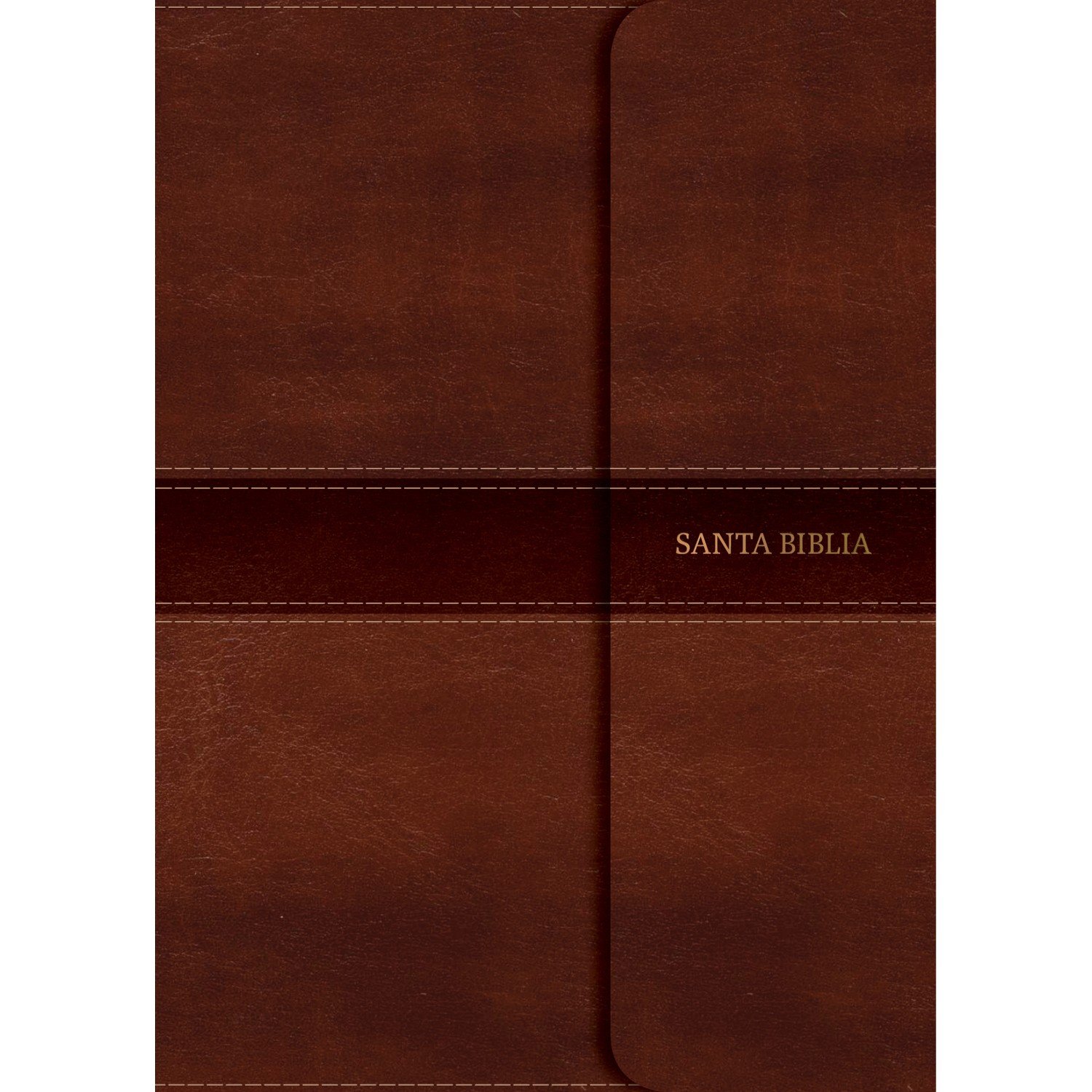 RV60 Biblia Compacta Letra Grande marrón, símil piel y solapa con imán/BH 1 RV60 Biblia Compacta Letra Grande marrón, símil piel y solapa con imán/BH