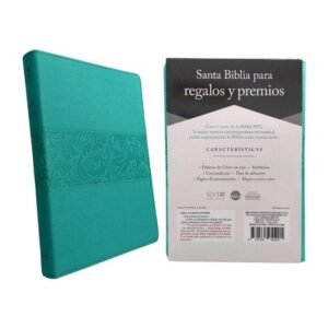 Biblia NVI Regalos Y Premios/Azul Turquesa/Simil Piel