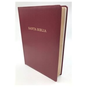RVR 1960 Biblia Letra Super Gigante con Referencias Borgoña Imitacion piel