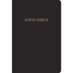Biblia RVR 1960 Letra Grande Tamaño Manual Piel Fabricada Negro
