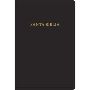 Biblia RVR 1960 Letra Grande Tamaño Manual Piel Fabricada Negro