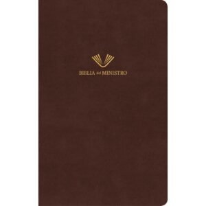 RV60 Biblia del Ministro marrón piel fabricada/BH