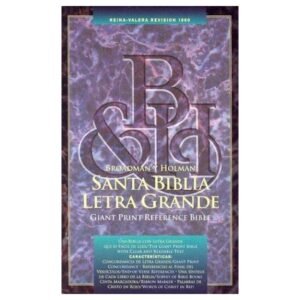 Biblia/RVR/Letra Grande/Referencias/Imitacion Piel/Indice/Negro