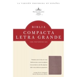 Biblia compacta letra grande con referencias