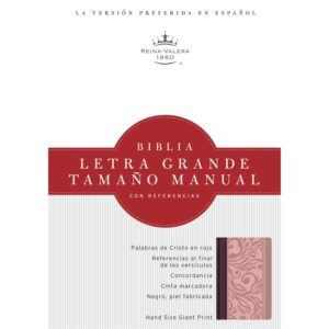 Biblia letra grande rosada RVR60