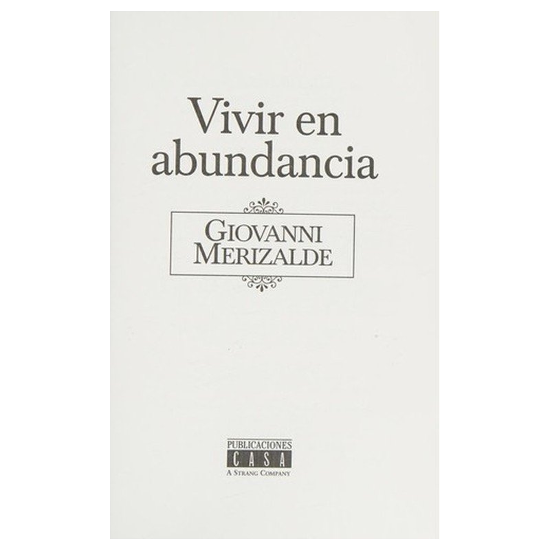 Vivir En Abundancia 1 Vivir En Abundancia