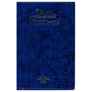 RV60 Biblia Pastoral. Letra Grande Azul. Canto dorado