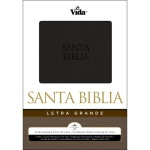 RVR60 Biblia LG Piel Italiana negra