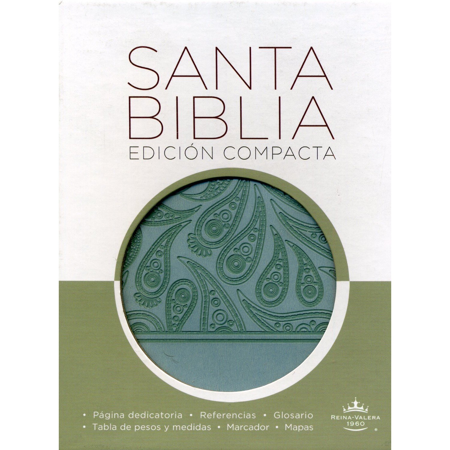Biblia RVR 60 Compacta Azul. Piel italiana 1 Biblia RVR 60 Compacta Azul. Piel italiana