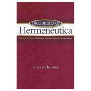 Diccionario De Hermenéutica / Libro