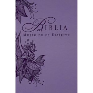 Biblia/RVR/Mujer En El Espíritu/Imitación/Flores-Violeta