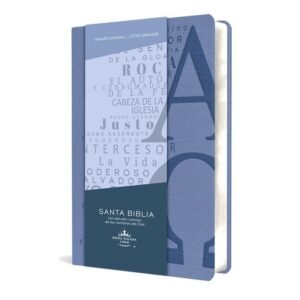 Biblia/RVR1960/Nombres De Dios/Manual/LG/Imitacion/Azul Celeste