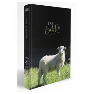 Biblia RVR 1960 Letra Grande Tamaño Manual Cordero de Dios Tapa Dura