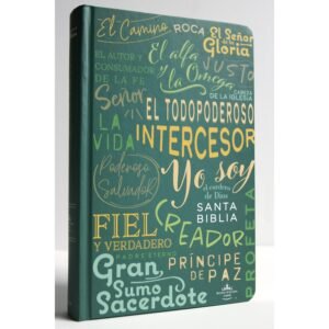 Biblia RV60/Nombres De Dios/LG/Tapa Dura/Verde Olivo