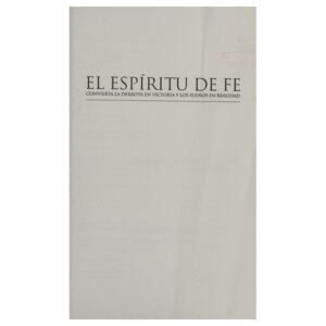 Libro El Espíritu De Fé