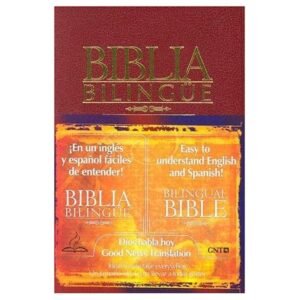 Biblia Bilingue/DHH-GNT/Tamaño 65TI/Imitacion Piel/Indice/Rojo