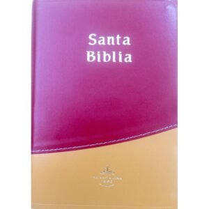 Biblia RVR 60 LG Rojo mostaza. Canto dorado. Indice