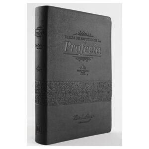 Biblia RVR60 de Estudio Profecía piel negra índice
