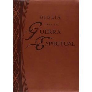 Biblia RVR 1960 Guerra Espíritual Marron con Índice