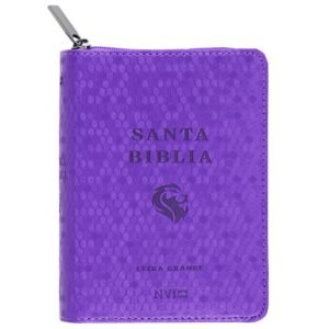 Biblia Panal, Color Violeta Zipper, Nvi