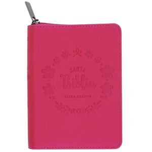 Biblia Fucsia Tornasolado Con Cierre - Nvi