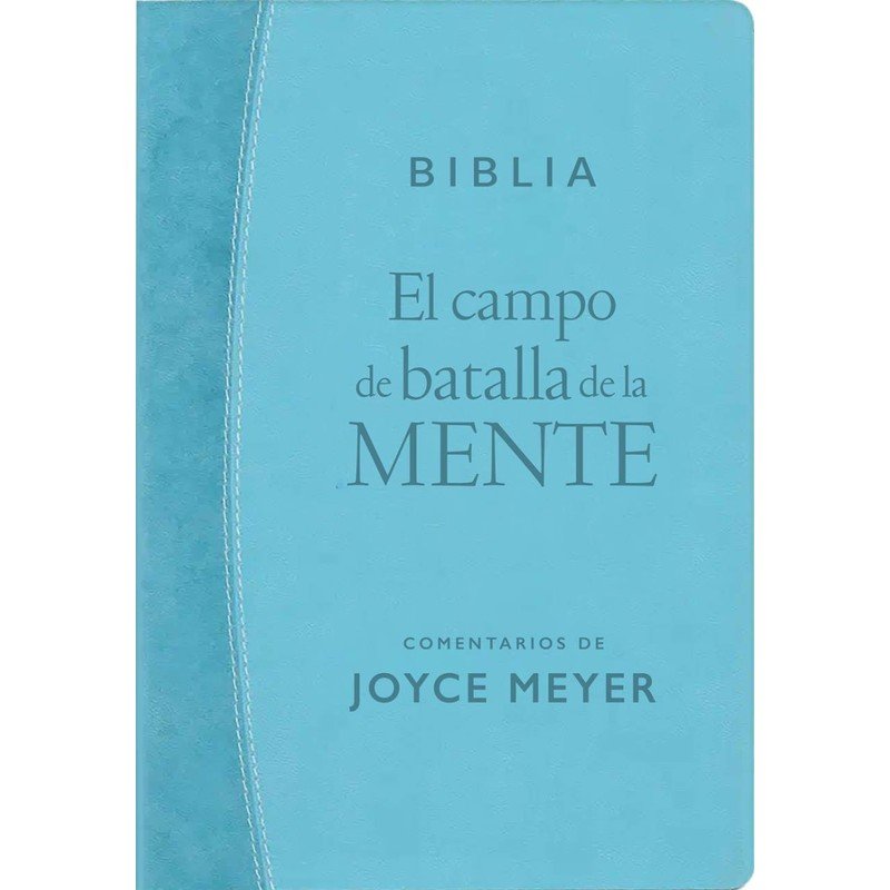 Biblia RVR1960 El Campo de Batalla de la Mente Símil Piel Azul Turquesa 1 Biblia RVR1960 El Campo de Batalla de la Mente Símil Piel Azul Turquesa
