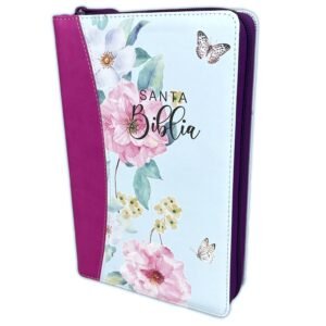 RVR60 Letra Gigante Piel Flores Rosas