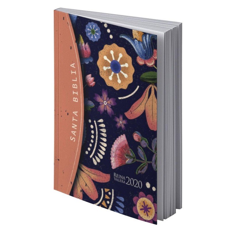 Biblia RVR 2020 Compacta Flores Rústica 1 Biblia RVR 2020 Compacta Flores Rústica