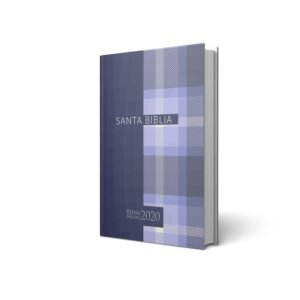 Biblia RVR 2020 Compacta Cuadros Azules Tapa Dura