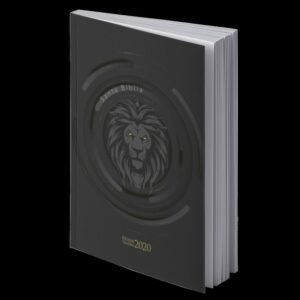 Biblia RVR 2020 Letra Grande León de Judá Negro Rústica