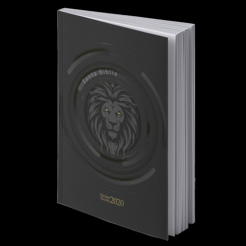 Biblia RVR 2020 Letra Grande León de Judá Negro Rústica 1 Biblia RVR 2020 Letra Grande León de Judá Negro Rústica