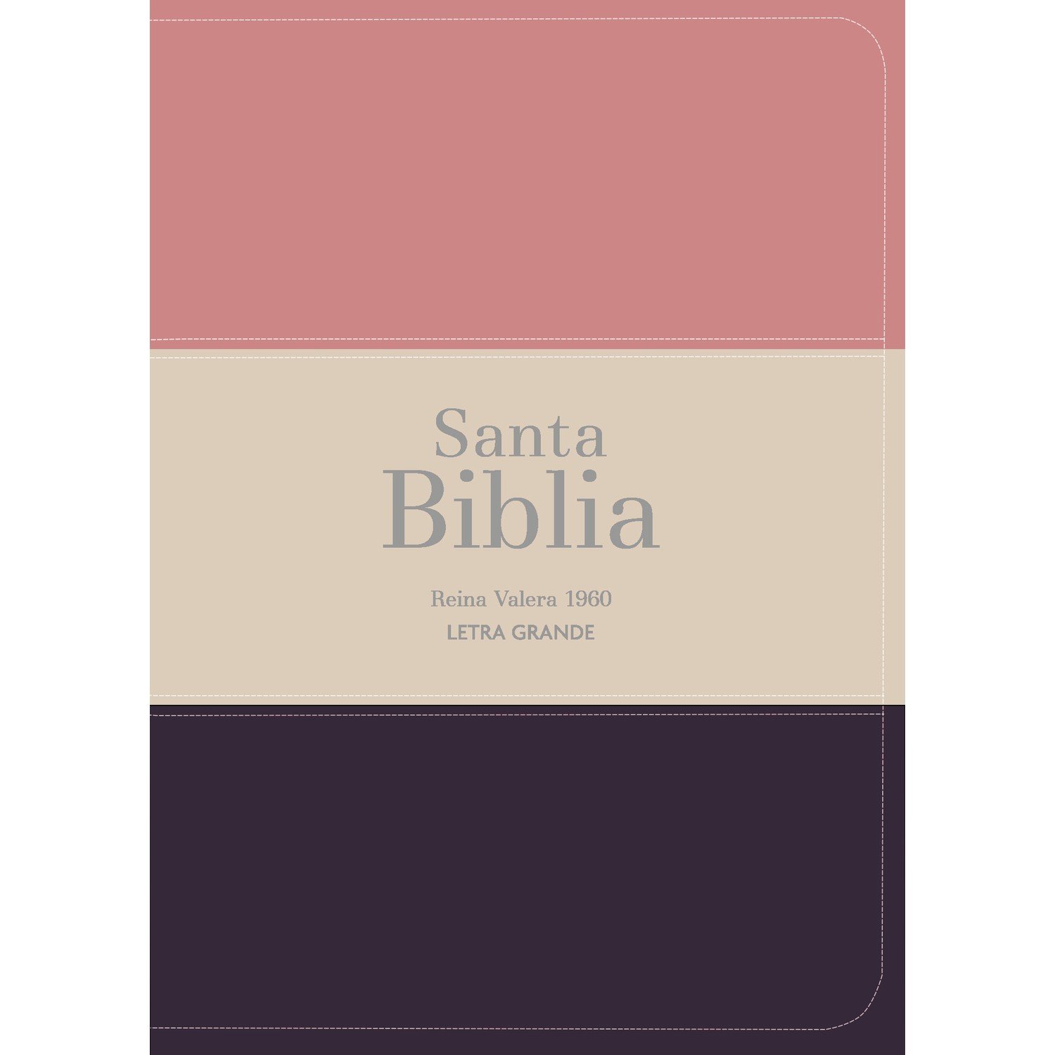 Biblia RVR 1960 Compacta Letra Grande 11 puntos Símil Piel Melon Beige Granate Oscuro 1 Biblia RVR 1960 Compacta Letra Grande 11 puntos Símil Piel Melon Beige Granate Oscuro
