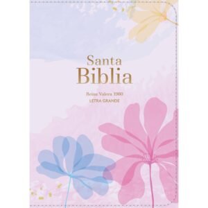 Biblia RVR 1960 Letra Grande Compacta Rosada Clara