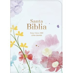 Biblia RVR 1960 Compacta Letra Grande 11 puntos Símil Piel Azul Claro