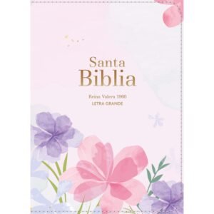 Biblia RVR 1960 Compacta Letra Grande 11 puntos Símil Piel Violeta Claro Precio de oferta