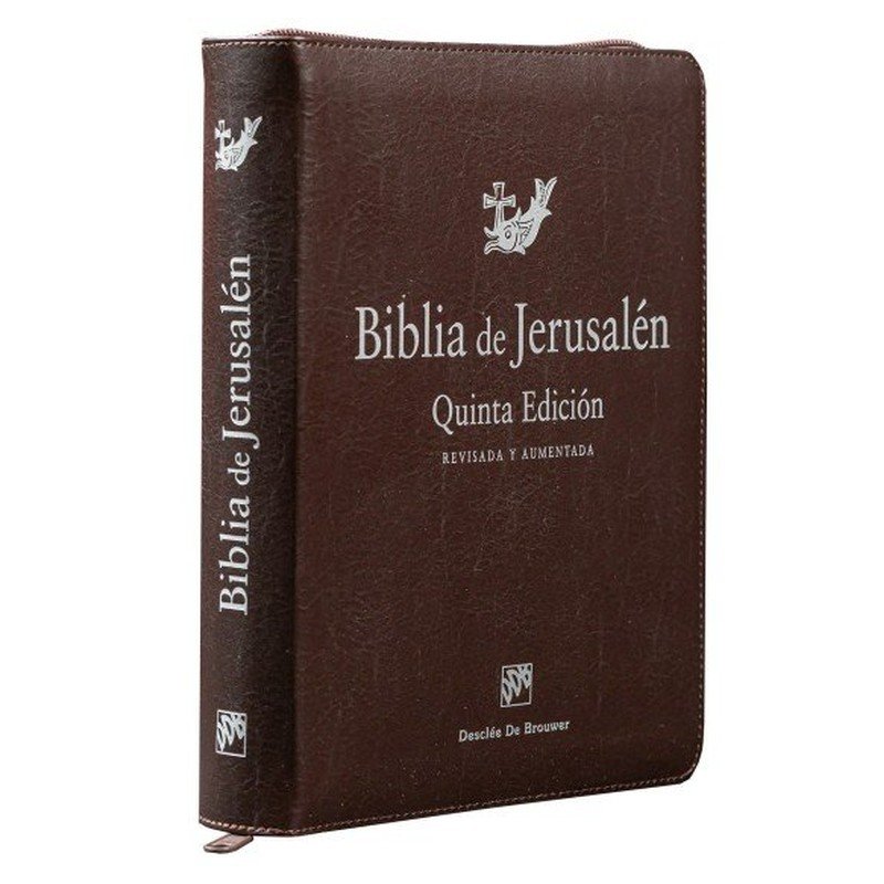 BC Biblia Jerusalén 5 edición marrón con cierre 1 BC Biblia Jerusalén 5 edición marrón con cierre