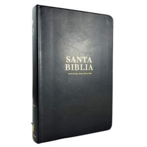 Biblia RVR60 Tamaño LG Negra Canto Dorado