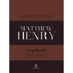 RVR Biblia de Estudio Matthew Henry Simil Piel Duotono